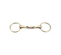 Mors 2 anneaux pour cheval Feeling Anatomic Cyprium Doré 115 mm