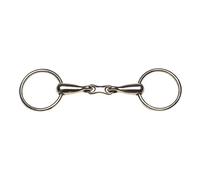 Mors 2 anneaux pour cheval Feeling Bristol Argenté 145 mm