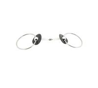 Mors 2 anneaux pour cheval grande arcticulation Trust Inno Sense Blanc 12,5 cm