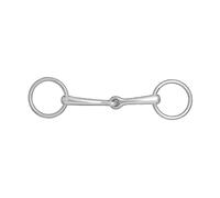 Mors 2 anneaux pour cheval Horze Chantilly Argenté 13 cm