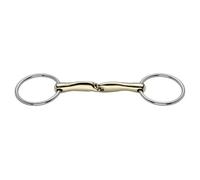 Mors 2 anneaux pour cheval Sprenger Novocontact Argenté 135 mm
