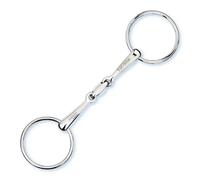 Mors 2 anneaux pour cheval Stübben Easy Control Argenté 14,5 cm