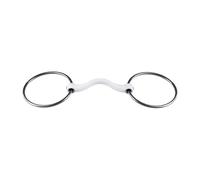 Mors 2 anneaux pour cheval Trust Inno Sense Large Medium-15 Blanc 13,5 cm