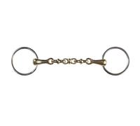 Mors 2 anneaux pour cheval waterford gb HORKA Doré 12,5 cm