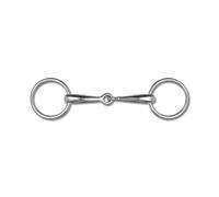 Mors 2 anneaux pour poney inox Waldhausen Massif Argenté 10,5 cm
