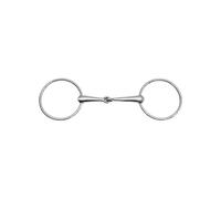 Mors 2 grands anneaux pour cheval Feeling Argenté 135 mm