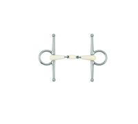 Mors à aiguille double pour cheval Soyo Happy Mouth Argenté 115 cm