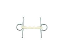 Mors à aiguille droit pour cheval Soyo Happy Mouth Argenté 125 cm
