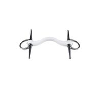 Mors à aiguille pour cheval à canon Trust Inno Sense Port Medium 20 Blanc 14,5 cm