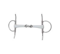 Mors à aiguille pour cheval avec double brisure Beris Gris 135 mm
