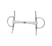 Mors à aiguille pour cheval avec simple brisure Beris Gris 135 mm