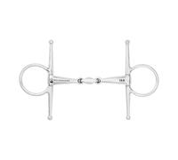 Mors à aiguille pour cheval brisure double Waldhausen 16 mm Argenté 13,5 cm