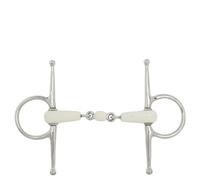 Mors à aiguille pour cheval double brisure combiné BR Equitation Argenté 13,5 cm