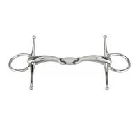 Mors à aiguille pour cheval double brisure Sprenger Satinox Argenté 125 mm