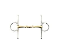Mors à aiguille pour cheval en laiton Premier Equine Argenté 12,5 cm