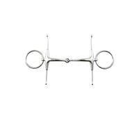 Mors à aiguille pour cheval Premier Equine Fulmer Argenté 12,5 cm