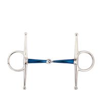 Mors à aiguille pour cheval simple brisure incurvé BR Equitation Argenté 12,5 cm
