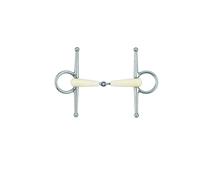 Mors à aiguille pour cheval simple joint Soyo Happy Mouth Argenté 115 cm