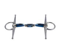 Mors à aiguille pour cheval Trust Sweet Iron Full Ch liptical 16 Bleu 14,5 cm