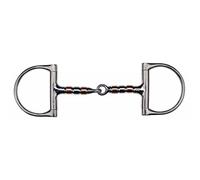 Mors à molette FEELING en D-bridon 12,5 cm