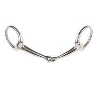 Mors à olive pour cheval simple brisure Harry's Horse Argenté 13,5 cm