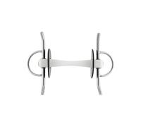 Mors aiguille pour cheval droit Nathe Argenté 120 mm