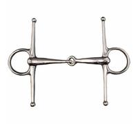Mors aiguille pour cheval en inox, gros canonsTattini Argenté 11 cm