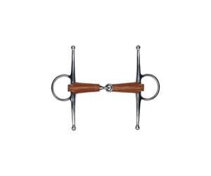 Mors bâillon FEELING recouvert de cuir 13,5 cm