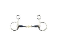 Mors baucher double brisure pour cheval Premier Equine Sweet Iron Argenté 11,5 cm