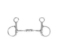 Mors baucher pour cheval à canon double brisure Horze Argenté 11,5 cm