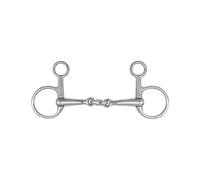 Mors baucher pour cheval brisure double Waldhausen Massif Argenté 14,5 cm