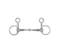 Mors baucher pour cheval brisure simple Waldhausen Massif Argenté 12,5 cm