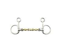 Mors baucher pour cheval en laiton waterford Premier Equine Argenté 15 cm