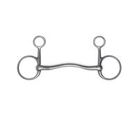 Mors baucher pour cheval Stübben Fine Line Argenté 12,5 cm