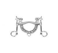 Mors de bride branches courtes pour cheval Sprenger Satinox 5 cm Argenté 115 mm