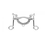 Mors de bride branches longues pour cheval Sprenger Satinox 7 cm Argenté 135 mm