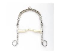 Mors de bride pour cheval avec passage de langue Kavalkade KavalBit - 16 mm Argenté 130 mm