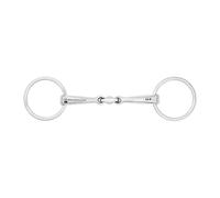 Mors de bride pour cheval brisure double Waldhausen Argenté 12,5 cm