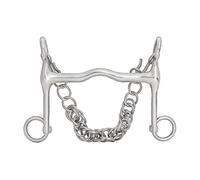 Mors de bride pour cheval Horze Argenté 14,5 cm