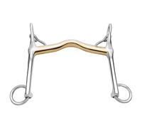 Mors de bride pour cheval Sprenger Novocontact 7 cm Doré 125x14 mm