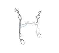 Mors de bride pour cheval Stübben Fine Line Argenté 14 cm
