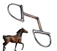 Mors de filet en acier inoxydable pour cheval Snaffle à simple brisure et