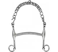 Mors de l'hotte pour cheval Feeling Inox satin Argenté 135 mm