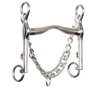 Mors de l'hotte pour cheval Harry's Horse Optimum Argenté 11,5 cm