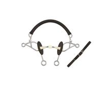 Mors double articulation + rouleau Soyo Happy mouth tandem Noir 125 mm