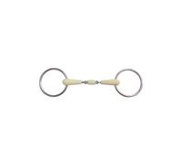 Mors double brisures pour cheval Happy Mouth Gris 13,5 cm