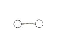 Mors double brisures pour cheval HKM Edelstahl 16 mm Doré 60x115 mm Large