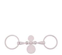 Mors double brisures pour cheval inox BR Equitation Bronze 13,5 cm