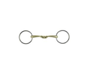 Mors double brisures pour cheval Metalab Pro Bits Gris 12,5 cm