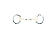 Mors double brisures pour cheval Soyo Noir 125 mm
